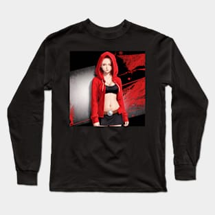 Red Style Graffiti Long Sleeve T-Shirt